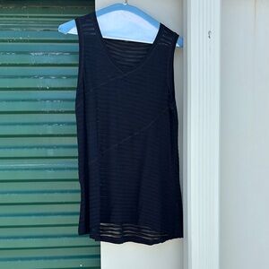 Cable & Gauge Black Gray Tank Top